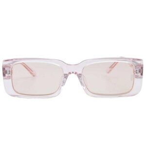 New Vedi Vero Rectangular Unisex Sunglasses VRCA01 TPK 53 VRCA01 TPK 53  Men  Su